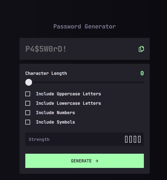 Password Generator